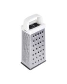 Zilveren vierzijdige rasp - 9,3x6,9x20,5 cm