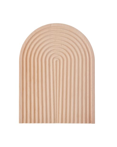 Planche à découper réversible hêtre en bois - 32x23x2 cm