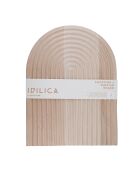 Planche à découper réversible hêtre en bois - 32x23x2 cm