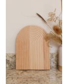 Planche à découper réversible hêtre en bois - 32x23x2 cm