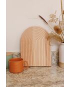 Planche à découper réversible hêtre en bois - 32x23x2 cm