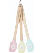 Set van 3 meerkleurige Sweetly Does It minispatels - 2,5x3,3x20,5 cm