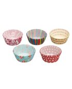 Lot de 250 caissettes à gâteaux en papier assorties Sweetly Does It multicolores - 7x7x12 cm