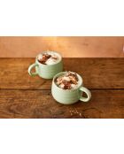 Tasse Big Love Cosy Cuppa verte - 13x10x7 cm