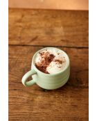 Tasse Big Love Cosy Cuppa verte - 13x10x7 cm