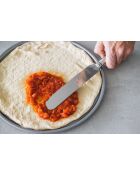 Professioneller ovaler Silberspatel - 32x3,5x1,5 cm