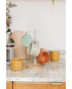 4 Tasses empilables multicolores - 20x20x8.3 cm