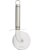 Professioneel pizzawiel met zilveren ovale handgreep - 21,5x11x2 cm