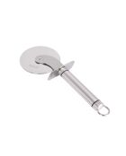 Professioneel pizzawiel met zilveren ovale handgreep - 21,5x11x2 cm