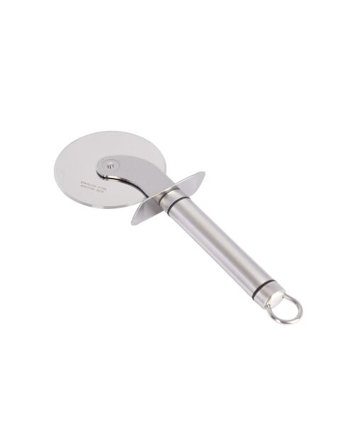 Professionelles Pizzarad mit silbernem ovalem Griff - 21,5x11x2 cm