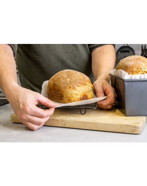 Juego de cuarenta moldes para pan blanco de 900 g - 23,5 x 13,5 x 6,8 cm