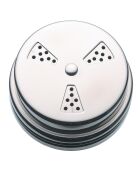 Silberner Multifunktions-Shaker - 6x6x13,7 cm