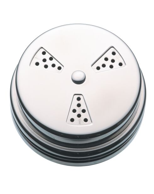 Silberner Multifunktions-Shaker - 6x6x13,7 cm