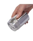 Silberner Multifunktions-Shaker - 6x6x13,7 cm