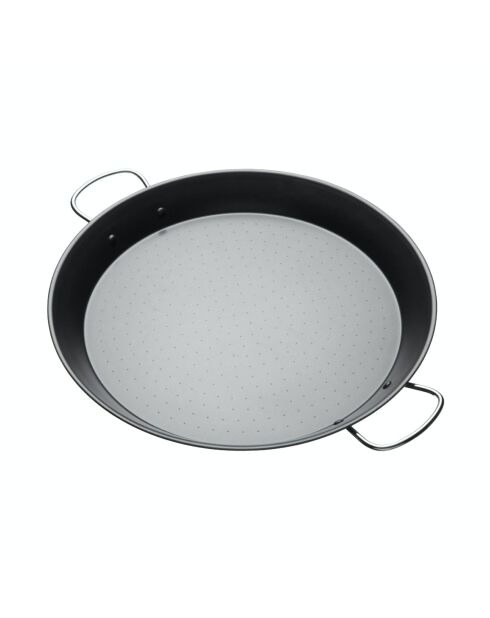 Poêle à paella méditerranéenne World of Flavours noir - 48.5x38.8x4.8 cm