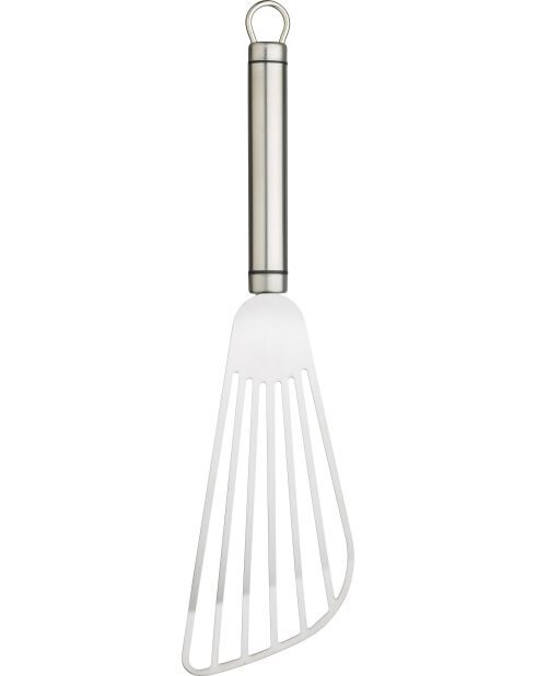 Professioneller ovaler silberner Fischhobel - 31x9x1,8 cm