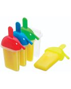 Ensemble de 4 moules à sucettes multicolores – 15,5x14,3x7,5 cm