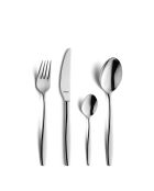 Coffret Florence 24 pièces argentées - 40X29X25cm