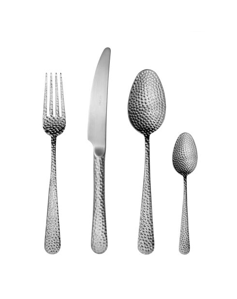 Coffret ménagère 24 pièces argentées - 23xx11cm