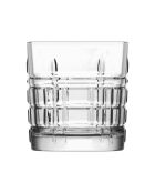 Whisky brit transparante en kristallen beker - 8,39x8,39x9,1cm