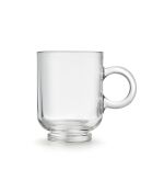 Sentido Becher aus transparentem Glas und Kristall, 44 x 33 x 25 cm