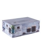 Sentido Becher aus transparentem Glas und Kristall, 44 x 33 x 25 cm