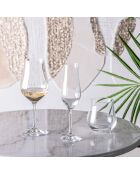 Taza Tulipa de cristal y cristal transparente - 8x8x10 cm