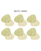 Set de 6 sous-tasses Fabrik multicolores - 13x10x0,18cm