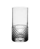 Roma hoog transparant glas en kristal - 7x7x14cm