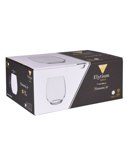 Victoria transparentes Becherglas und Kristall - 9x9x11cm