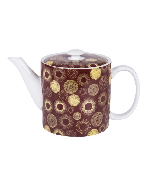 Tetera con filtro roja Helios - 21x19x13cm