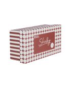 Coffret de 6 tasses Shelby marron - 11x7x8cm