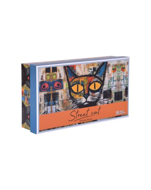 Coffret de 6 tasses Street multicolores - 11x8x9cm