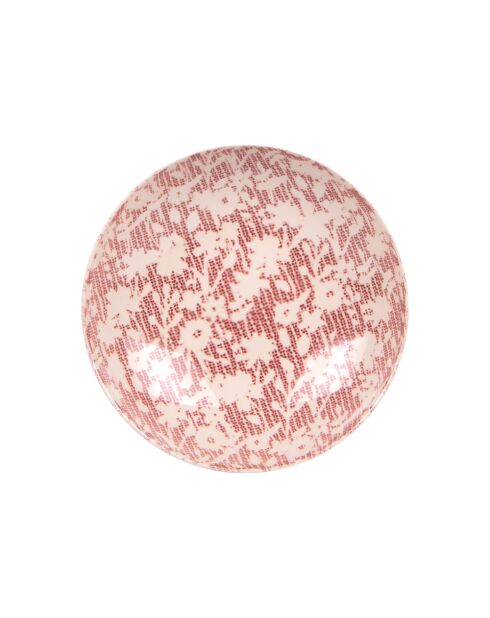 Saladier Léa rouge - 24x24x7cm