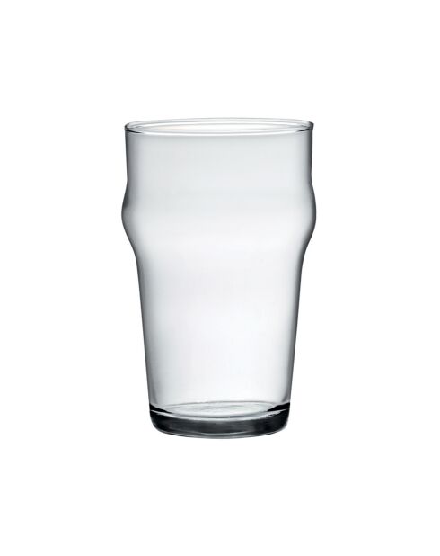 Nonix transparentes und kristallines Bierglas - 30x24x12cm