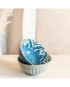 Set mit 6 blauen Alcaza-Schalen - 15x15x8cm