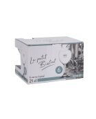 Bistrot transparant en kristallen stemglas - 6,5x6,5x14,69cm