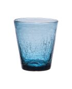 Coppa Lussan craquele blu - 9x9x10cm