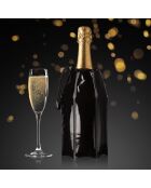 Rafraîchisseur à champagne noir - 3,09x16x23cm