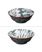 Lot de 2 saladiers Paraguay verts - 20x20x10cm