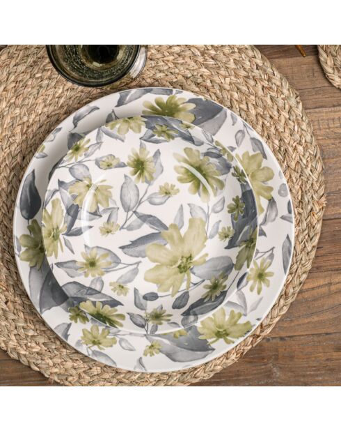 Edulis grüne Hutplatte - 20x20x5cm