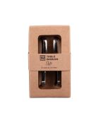 Set di 4 portatovaglioli Elite dorati - 5x5x4cm