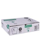 Vaso apilable de vidrio templado Stack, transparente y cristalino, 8 cm