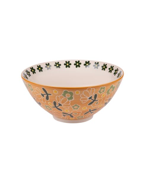 Saladier Peony jaune - 26x26x10cm