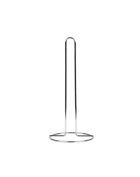 Portarrollos plateado - 14x14x32cm