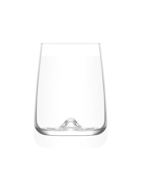 Taza Terra transparente y cristal - 6,4x6,4x10cm