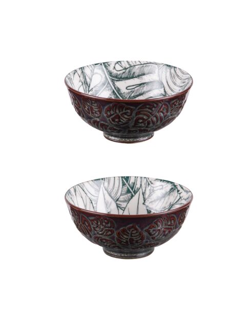 Set mit 2 grünen Paraguay-Tassen — 9,19 x 9,19 x 5 cm