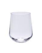 Coppa Blava trasparente e cristallo - 8x8x10cm