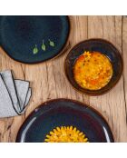 6 Bols Symphony bleu - 15x15x6cm