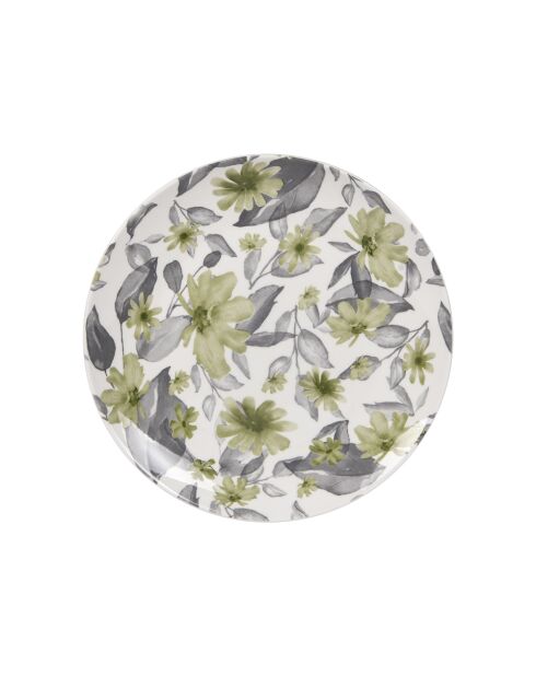 Edulis grüner Dessertteller - 19x19x3cm